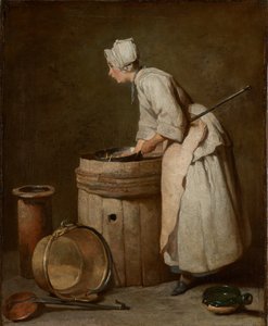De Keukenmeid door Jean Baptiste Simeon Chardin