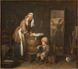 De wasvrouw