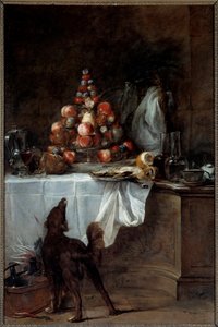 Het buffet door Jean Baptiste Simeon Chardin