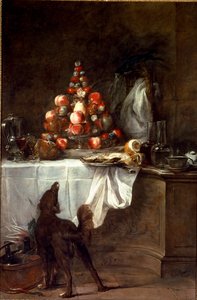 Het buffet door Jean Baptiste Simeon Chardin