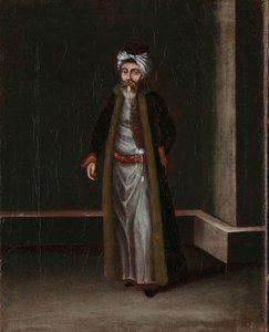 Een Joodse Geldwisselaar door Jean Baptiste Vanmour (workshop of)
