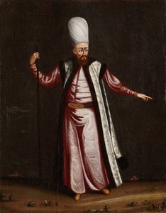 De Capoudgi Bachi, Grootmeester van het Serail door Jean Baptiste Vanmour (workshop of)