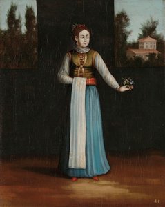 Vrouw van de Albanese Kust