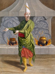 Beulouk-Bachi, Hoofd Chef van de Sultan, ca. 1708 door Jean Baptiste Vanmour