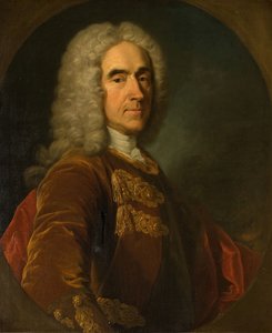 Portret van Sir Richard Temple, 4e Burggraaf van Birmingham, 1738-42 door Jean Baptiste van Loo