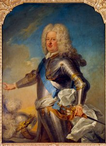 Portret van Stanislas Leszcinski, koning van Polen, hertog van Lotharingen en Bar door Jean Baptiste van Loo