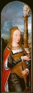 Sint-Catharina, ca. 1520 door Jean Bellegambe