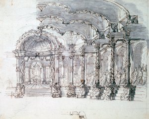 Decorontwerp voor de opera 
