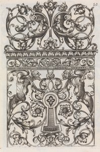 Diverses Pieces de Serruriers, pagina 11 recto door Jean Berain