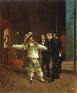 Coquelin de Oudere in "Le Bourgeois Gentilhomme" door Molière door Jean Beraud