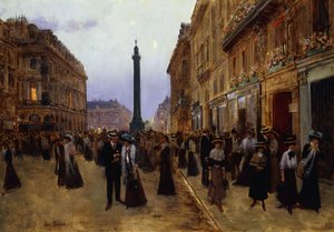 La Rue de la Paix door Jean Beraud