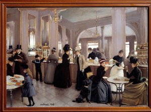 La passerie gloppe avenue des Champs Elysees door Jean Beraud