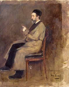 Portret van J. J. Weiss (1827-1891) door Jean Beraud