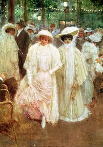 De Tuinen van Parijs, of De Schoonheden van de Nacht, 1905 (detail)