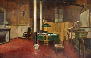 De Nieuwsruimte van Hansard, c.1889 door Jean Beraud