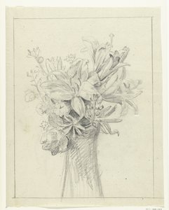 Bloemen in een vaas door Jean Bernard