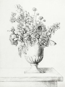 Bloemen in een vaas door Jean Bernard