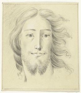 Hoofd van een man (Christus?)