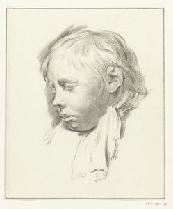 Hoofd van slapende jongen