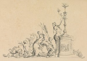 Arabeske Ontwerpen voor Diverse Gebruiken Uitgevonden door J.B. Toro, 1716