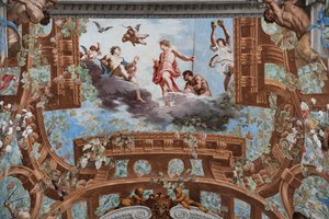 Bacchus en Venus en putti