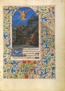 De Aankondiging aan de Herders door Jean Bourdichon