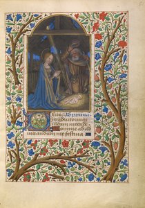 De Geboorte door Jean Bourdichon