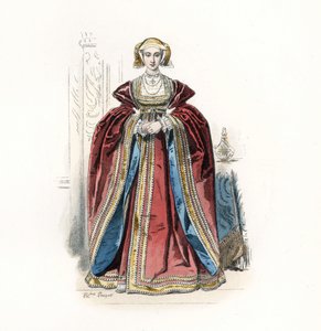 Anna van Kleef, vrouw van koning Hendrik VIII van Engeland, naar Hans Holbein