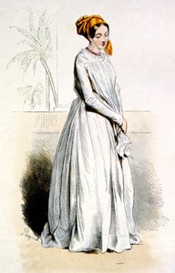 Creoolse vrouw van Cayenne, c.1850 (gravure) door Jean Charles (1800 79) Pauquet