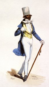 Een mulat in de Franse Antillen, ca. 1850 (gravure) door Jean Charles (1800 79) Pauquet