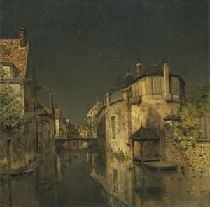 Middernacht door Jean Charles Cazin