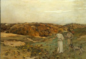 Tobias en de Engel, 1878 door Jean Charles Cazin