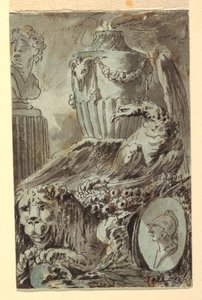Fantasie van klassieke sculptuur door Jean Charles Delafosse