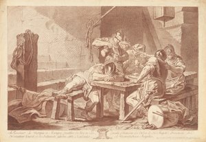 Wachthuis door Jean Charles François after Carle Van Loo