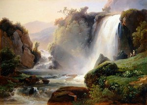 De watervallen van Tivoli, c.1822-25