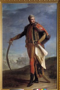 Volledig portret van Jean Lannes (1769-1809) Hertog van Montebello, maarschalk van het Keizerrijk door Jean Charles Nicaise Perrin