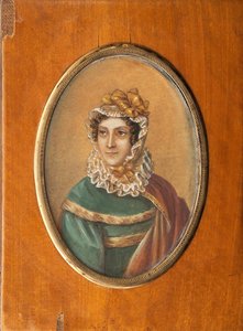 Portret van Jeanne Louise Henriette Campan, geboren Genet, 1752-1822 door Jean Charles Nicaise Perrin