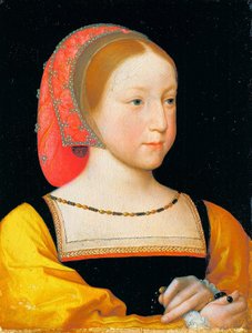Frans: Portrait de Charlotte de Valois Portret van Charlotte van Frankrijk door Jean Clouet