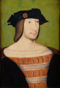 Portret van Frans I 1494-1547, koning van Frankrijk, hertog van Bretagne, graaf van Provence, 1515