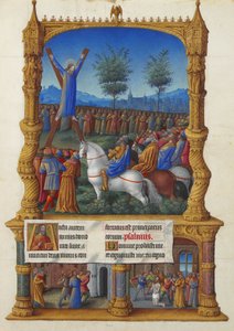 Très Riches Heures du duc de Berry - Het Martelaarschap van Sint Andreas door Jean Colombe