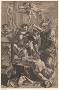 Martelaarschap van de Heilige Bartholomeus door Jean Couvay