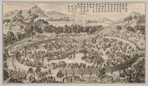 Hoofdman Wushe geeft de stad over door Jean Damascene Sallusti