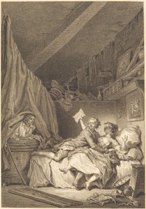 De Schoenlapper door Jean Dambrun after Jean Honoré Fragonard