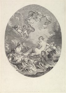 De Geboorte en Triomf van Venus door Jean Daullé