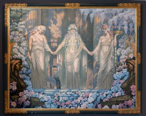 De vrouwen van Eleusis door Jean Delville