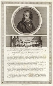 Portret van Antoine Quentin Fouquier de Tinville door Jean Duplessi Bertaux