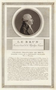 Portret van Charles-Francois Lebrun, hertog van Plaisance