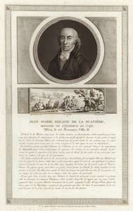 Portret van Jean-Marie Roland, vicomte de la Platiere