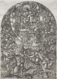De Apocalyps: St. Johannes Geroepen naar de Hemel, 1555 door Jean Duvet