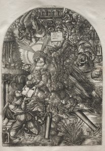 De Apocalyps: De engel geeft St. Jan het boek om te eten